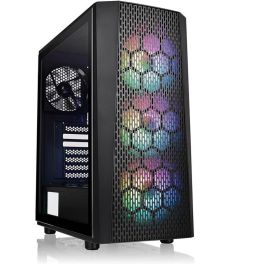 Thermaltake Versa J24 Mid Tower PC Case, Tempered Glass