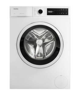 Vestel Front Load Washing Machine 7Kg, 1000 RPM - White W710T2S