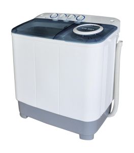 Wansa Gold Twin Tub Washer, 12 kg Washing Capacity, WGTT-1204BLWHT-C.1 - White/Blue