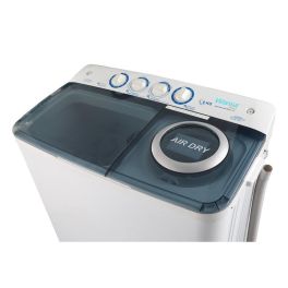 Wansa Gold Twin Tub Washer, 6kg Washing Capacity, WGTT603-WHTBLU-C.1 - White/Blue